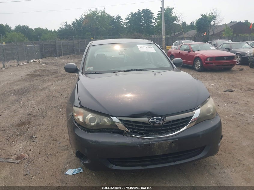 2009 Subaru Impreza VIN JF1GH61659H824822 IAAI salvage auction — FRONT END, Clear (Massachusetts), sold $425 on 2026-07-31 (photo 6)