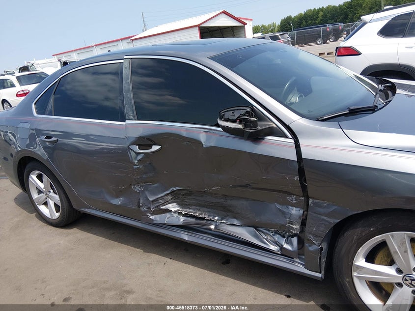 2013 Volkswagen Passat VIN 1VWBP7A36DC018106 IAAI salvage auction — SIDE, Salvage Title, sold $525 on 2026-07-19 (photo 6)