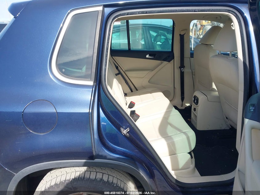 2014 Volkswagen Tiguan VIN WVGAV3AX6EW553089 IAAI salvage auction — NORMAL WEAR, Clear - Dealer Only (California), sold $225 on 2026-07-09 (photo 8)