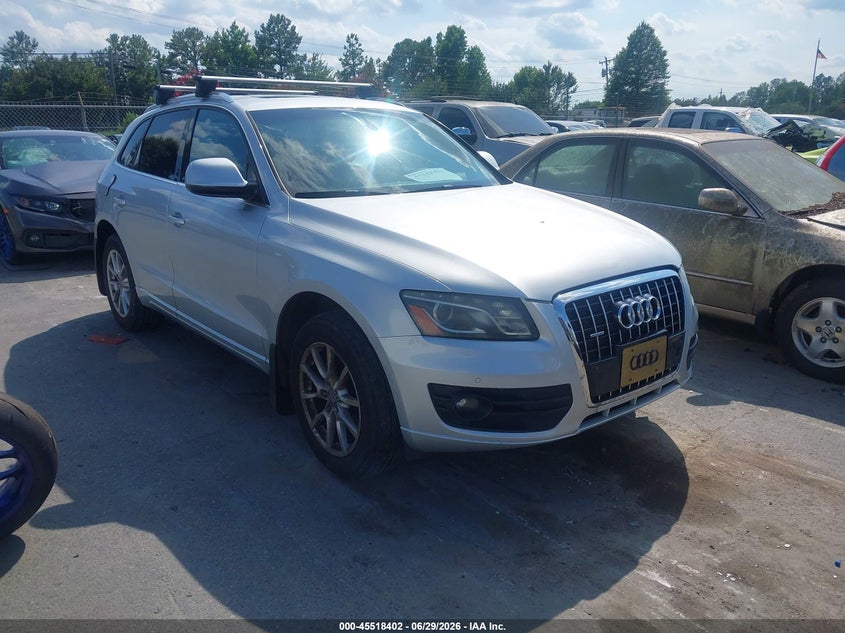 2012 Audi Q5 VIN WA1LFAFP2CA074180 IAAI salvage auction — LEFT FRONT, Salvage Rebuilt (North Carolina), sold $550 on 2026-07-29 (photo 1)
