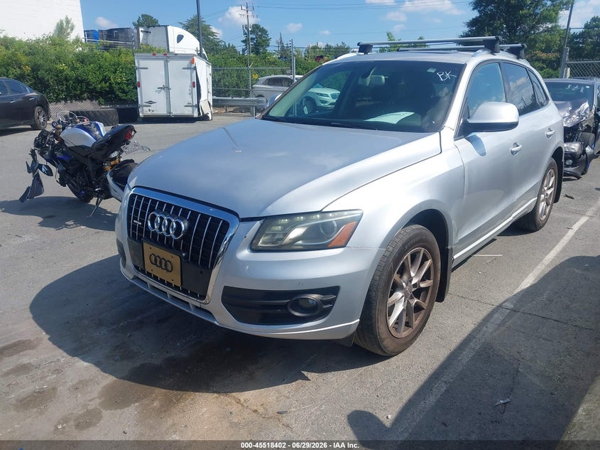 2012 Audi Q5 VIN WA1LFAFP2CA074180 IAAI salvage auction — LEFT FRONT, Salvage Rebuilt (North Carolina), sold $550 on 2026-07-29 (photo 2)