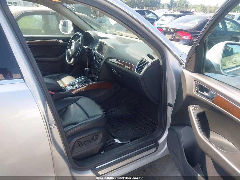 2012 Audi Q5 VIN WA1LFAFP2CA074180 IAAI salvage auction — LEFT FRONT, Salvage Rebuilt (North Carolina), sold $550 on 2026-07-29 (photo 5)