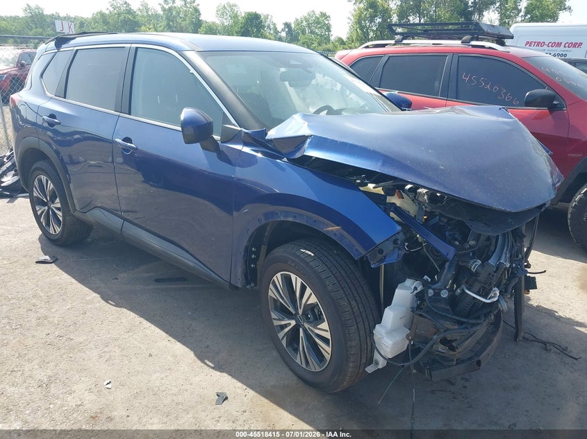 2023 Nissan Rogue VIN JN8BT3BB5PW483626 IAAI salvage auction — FRONT END, Salvage (Ohio), sold $25 on 2026-07-28 (photo 1)