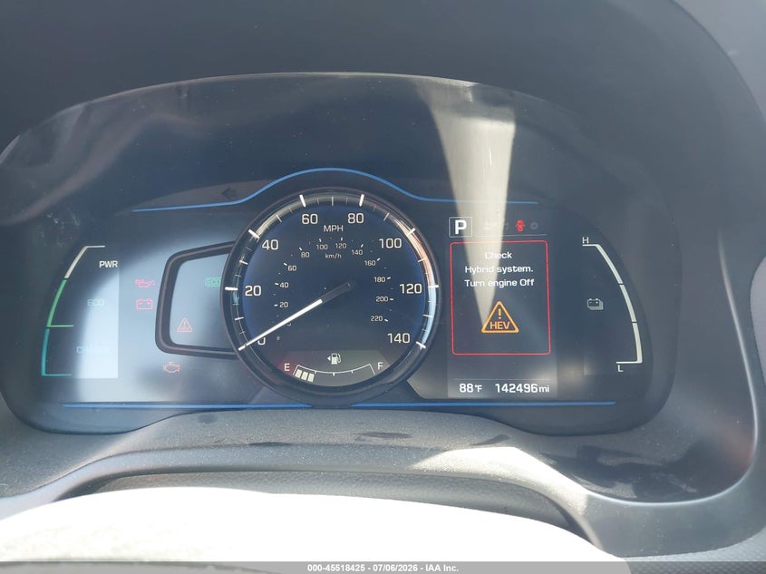 2019 Hyundai Ioniq VIN KMHC65LC1KU163505 IAAI salvage auction — NORMAL WEAR, Original (Texas), sold $1,050 on 2026-07-28 (photo 7)