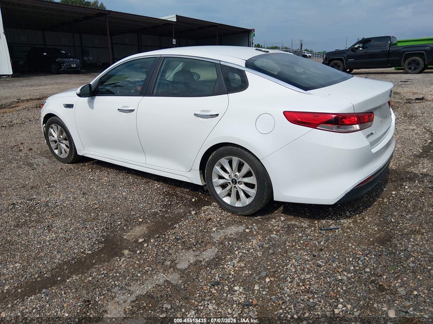 2016 Kia Optima VIN 5XXGT4L33GG024563 IAAI salvage auction — NORMAL WEAR, Clear (Louisiana), sold $225 on 2026-07-17 (photo 3)