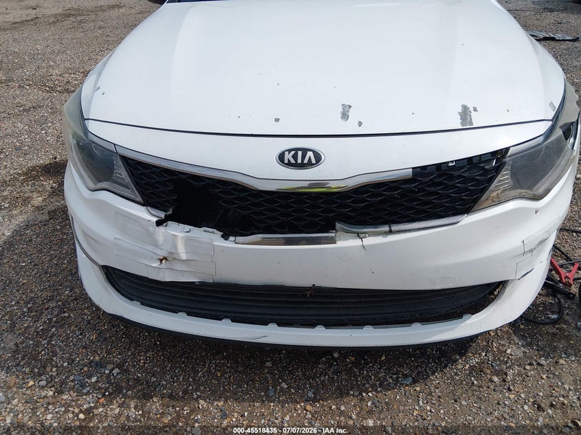 2016 Kia Optima VIN 5XXGT4L33GG024563 IAAI salvage auction — NORMAL WEAR, Clear (Louisiana), sold $225 on 2026-07-17 (photo 6)
