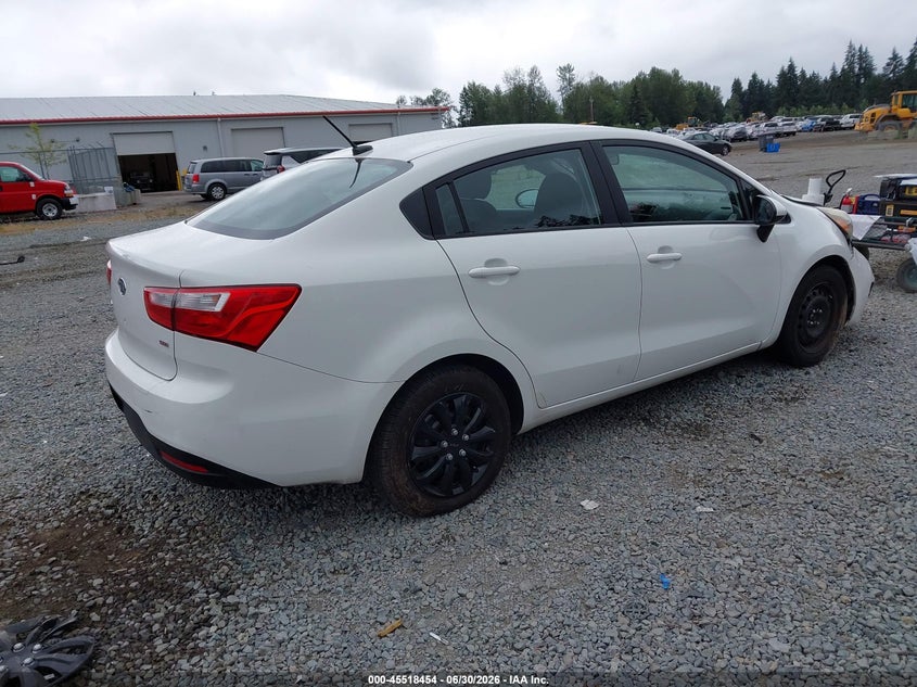 2012 Kia Rio VIN KNADM4A39C6045359 IAAI salvage auction — FRONT END, Bill Of Sale (Washington), sold $200 on 2026-07-29 (photo 4)