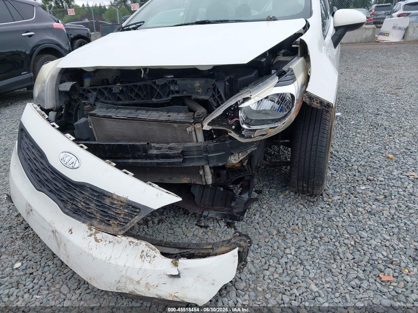 2012 Kia Rio VIN KNADM4A39C6045359 IAAI salvage auction — FRONT END, Bill Of Sale (Washington), sold $200 on 2026-07-29 (photo 6)
