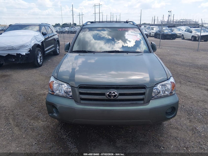2006 Toyota Highlander VIN JTEGD21A860140985 IAAI salvage auction — UNKNOWN, Clear (Louisiana), sold $2,000 on 2026-07-15 (photo 6)