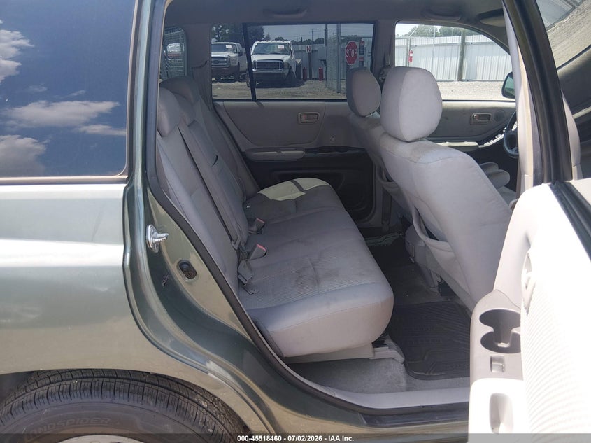 2006 Toyota Highlander VIN JTEGD21A860140985 IAAI salvage auction — UNKNOWN, Clear (Louisiana), sold $2,000 on 2026-07-15 (photo 8)