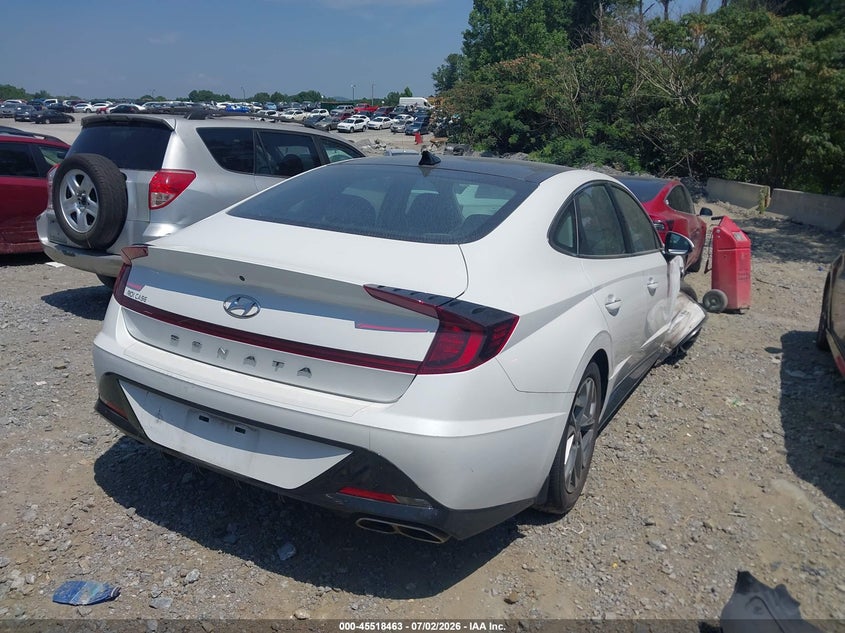 2022 Hyundai Sonata VIN KMHL14JA0NA222186 IAAI salvage auction — RIGHT FRONT, Salvage Title, sold $3,700 on 2026-07-24 (photo 4)