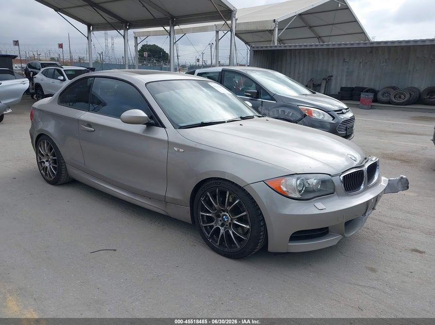 2008 BMW 1 series VIN WBAUC73518VF23163 IAAI salvage auction — LEFT FRONT, Salvage (California), sold $2,150 on 2026-07-16 (photo 1)