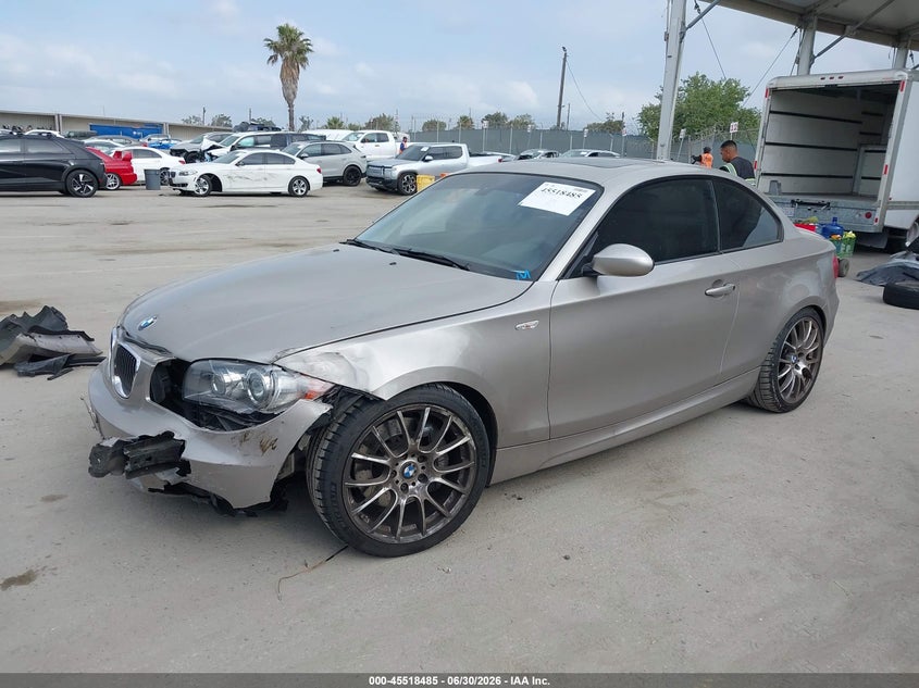 2008 BMW 1 series VIN WBAUC73518VF23163 IAAI salvage auction — LEFT FRONT, Salvage (California), sold $2,150 on 2026-07-16 (photo 2)