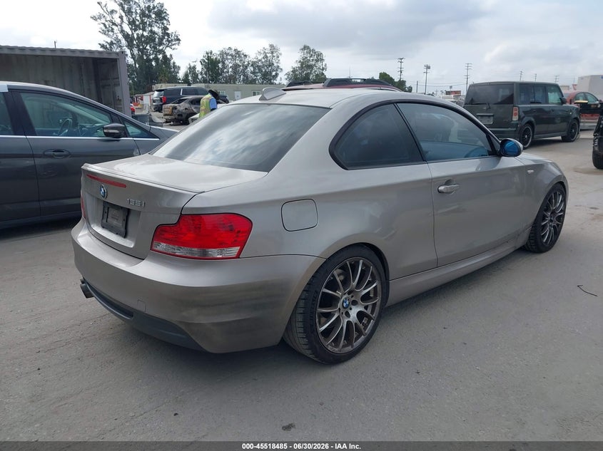 2008 BMW 1 series VIN WBAUC73518VF23163 IAAI salvage auction — LEFT FRONT, Salvage (California), sold $2,150 on 2026-07-16 (photo 4)