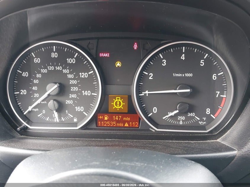 2008 BMW 1 series VIN WBAUC73518VF23163 IAAI salvage auction — LEFT FRONT, Salvage (California), sold $2,150 on 2026-07-16 (photo 7)