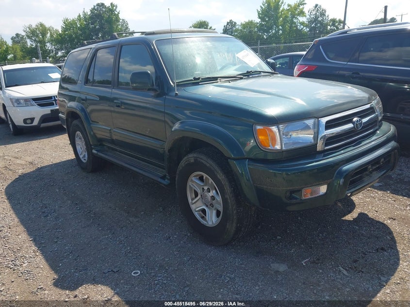 1999 Toyota 4runner VIN JT3GN87R4X0120899 IAAI salvage auction — NORMAL WEAR, Clear (Virginia), sold $2,000 on 2026-07-24 (photo 1)