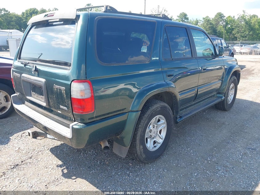 1999 Toyota 4runner VIN JT3GN87R4X0120899 IAAI salvage auction — NORMAL WEAR, Clear (Virginia), sold $2,000 on 2026-07-24 (photo 4)