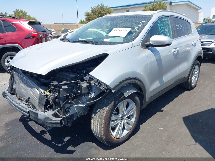 2017 Kia Sportage VIN KNDPM3AC6H7098287 IAAI salvage auction — FRONT END, Salvage Title, sold $3,800 on 2026-07-17 (photo 2)