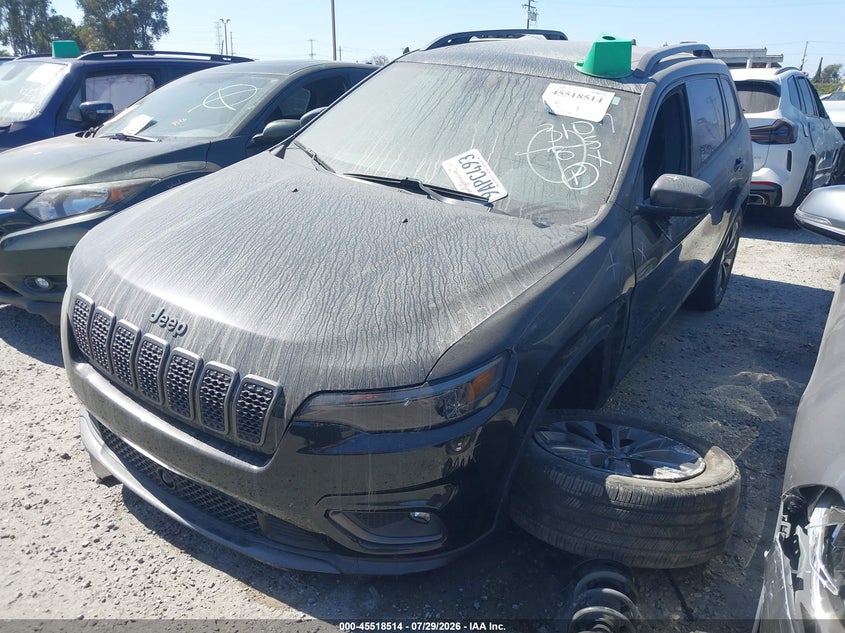 2021 Jeep Cherokee VIN 1C4PJLMX5MD236226 IAAI salvage auction — LEFT FRONT, Salvage Certificate (California), sold $3,400 on 2026-07-31 (photo 2)