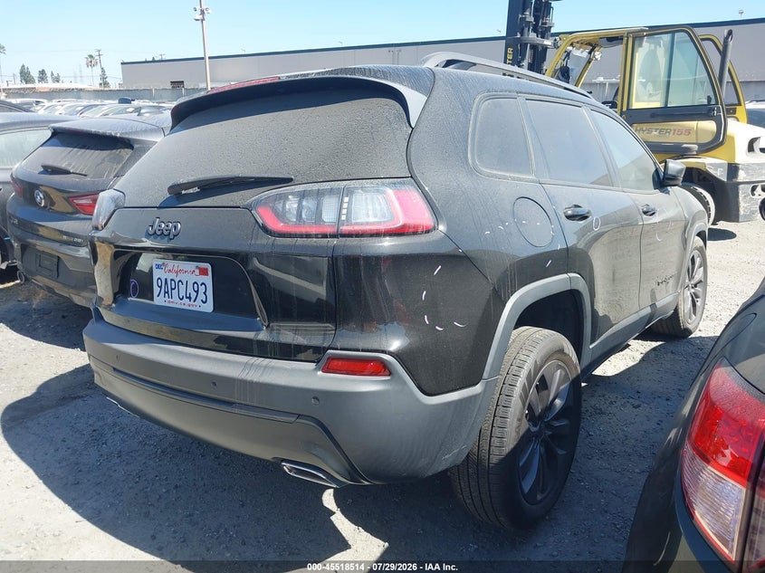 2021 Jeep Cherokee VIN 1C4PJLMX5MD236226 IAAI salvage auction — LEFT FRONT, Salvage Certificate (California), sold $3,400 on 2026-07-31 (photo 4)