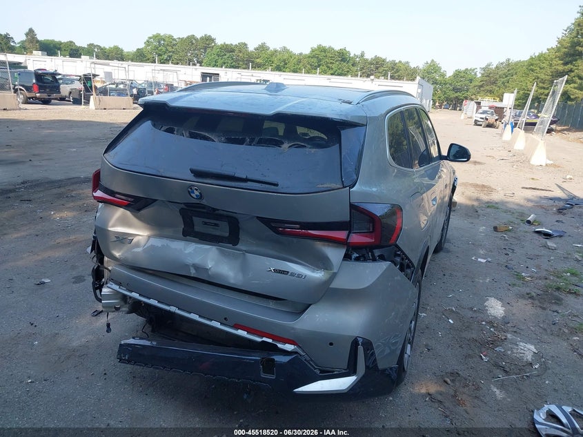 2025 BMW X1 VIN WBX73EF04S5255429 IAAI salvage auction — FRONT & REAR, Mv-907A (New York), sold $8,300 on 2026-07-21 (photo 4)