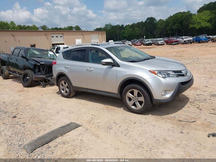 2015 Toyota VIN 2T3WFREV0FW232751 IAAI salvage auction — REAR END, Salvage Title, sold $6,800 on 2026-08-01 (photo 1)