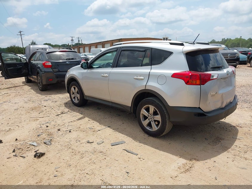2015 Toyota VIN 2T3WFREV0FW232751 IAAI salvage auction — REAR END, Salvage Title, sold $6,800 on 2026-08-01 (photo 3)
