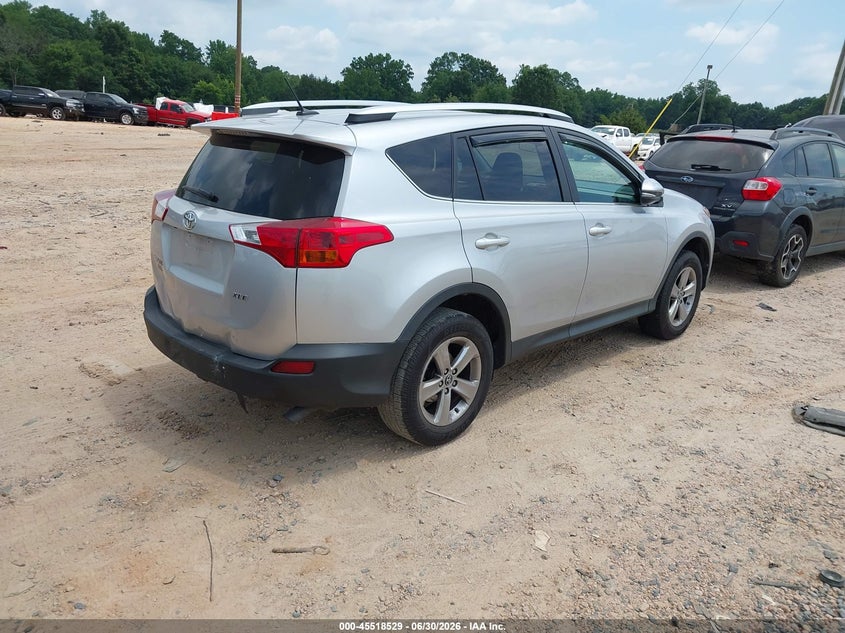 2015 Toyota VIN 2T3WFREV0FW232751 IAAI salvage auction — REAR END, Salvage Title, sold $6,800 on 2026-08-01 (photo 4)