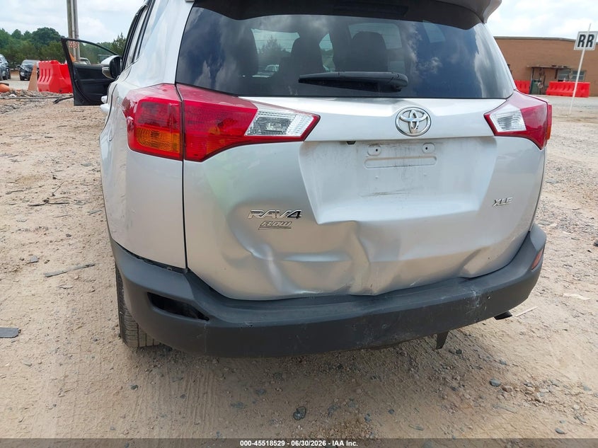 2015 Toyota VIN 2T3WFREV0FW232751 IAAI salvage auction — REAR END, Salvage Title, sold $6,800 on 2026-08-01 (photo 6)