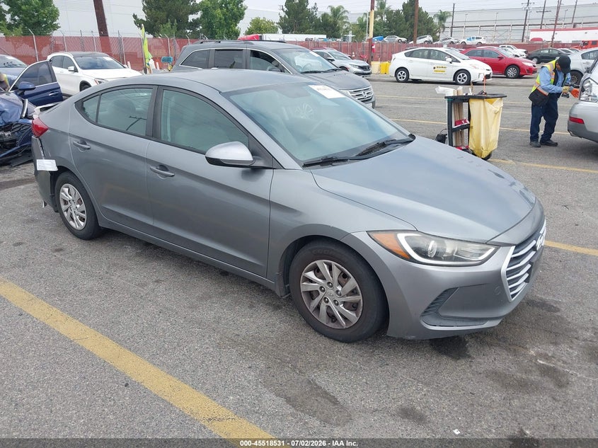2017 Hyundai Elantra VIN KMHD74LF4HU382568 IAAI salvage auction — REAR END, Salvage (California), sold $1,975 on 2026-07-14 (photo 1)
