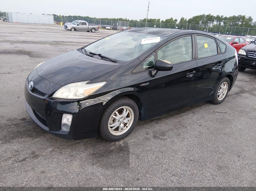 2010 Toyota Prius VIN JTDKN3DU6A0203954 IAAI salvage auction — NORMAL WEAR, Clear (South Carolina), sold $1,300 on 2026-07-15 (photo 2)