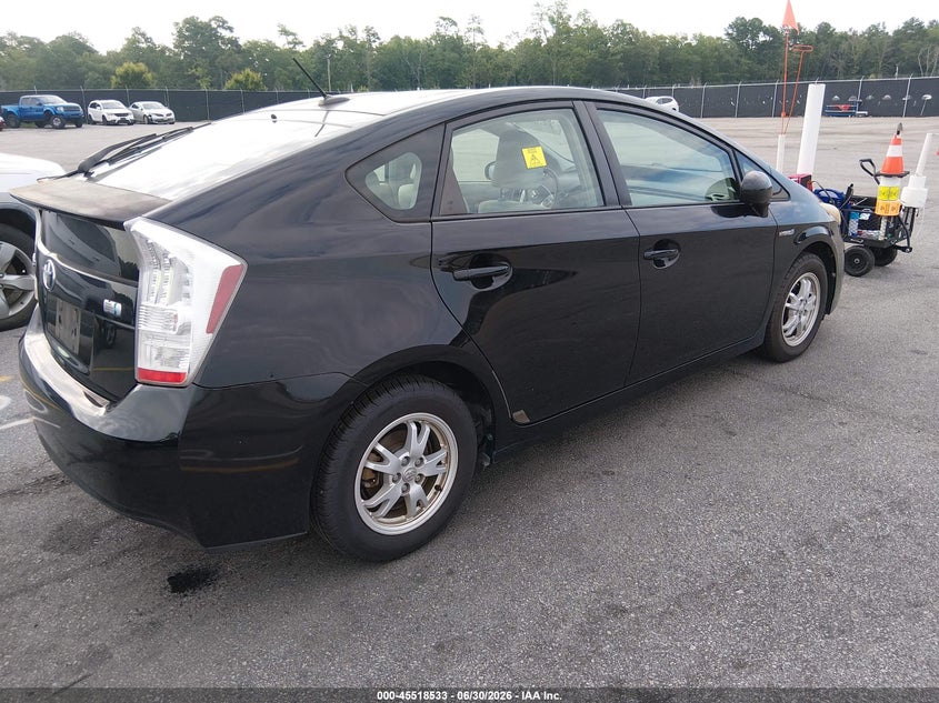 2010 Toyota Prius VIN JTDKN3DU6A0203954 IAAI salvage auction — NORMAL WEAR, Clear (South Carolina), sold $1,300 on 2026-07-15 (photo 4)