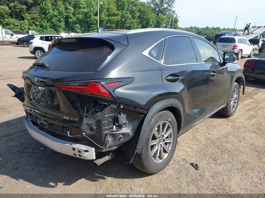 2018 Lexus Nx VIN JTJBARBZ0J2171212 IAAI salvage auction — FRONT & REAR, Salvage Title, sold $6,750 on 2026-07-29 (photo 4)