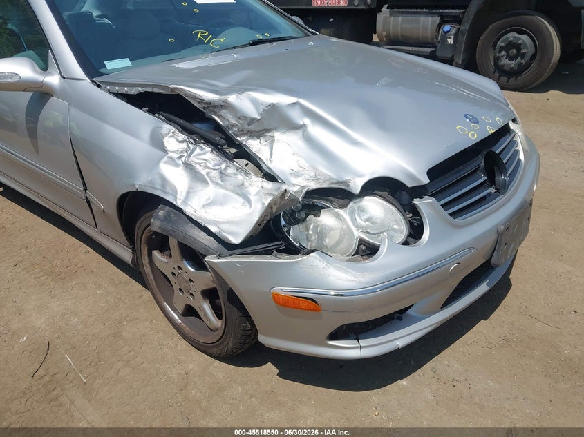 2003 Mercedes-benz Clk-class VIN WDBTJ75J83F053310 IAAI salvage auction — RIGHT FRONT, Salvage - Greater Than 75% (Maryland), sold $500 on 2026-07-28 (photo 6)