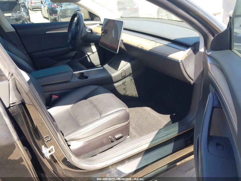 2021 Tesla Model 3 VIN 5YJ3E1EB0MF073665 IAAI salvage auction — REAR END, Salvage (California), sold $10,600 on 2026-07-18 (photo 5)
