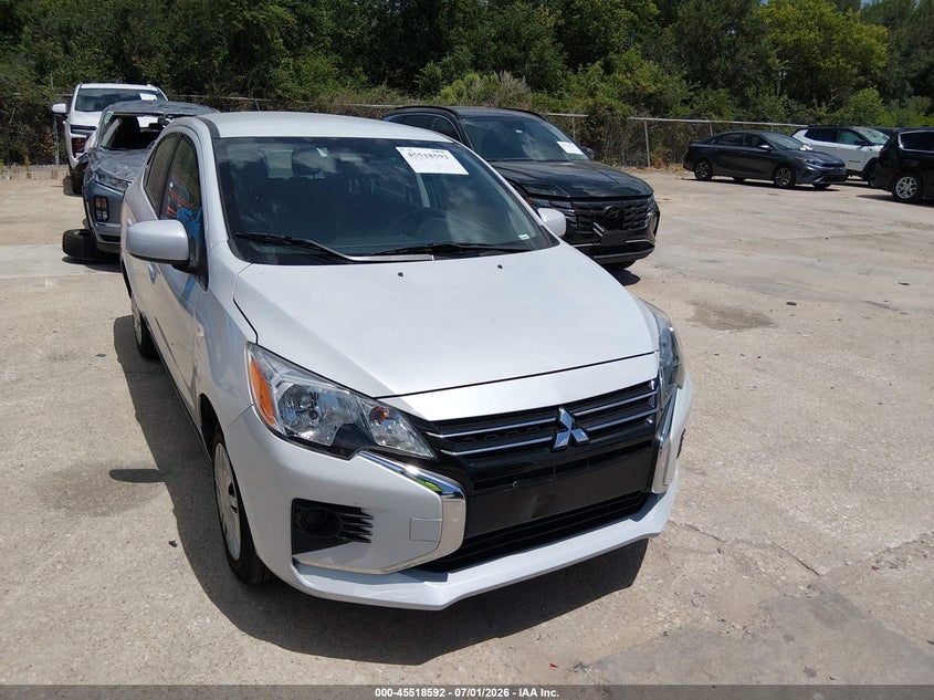 2024 Mitsubishi Mirage VIN ML32FUFJ2RHF15598 IAAI salvage auction — FRONT END, Enterprise Vehicles Clear Only (South Carolina), sold $8,950 on 2026-07-06 (photo 6)