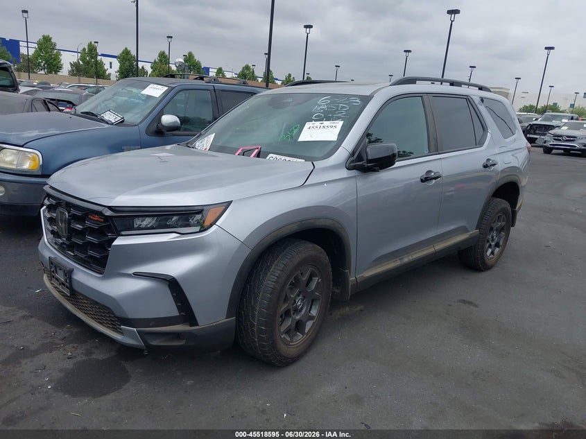 2023 Honda Pilot VIN 5FNYG1H6XPB045746 IAAI salvage auction — RIGHT FRONT, Wait Title, sold $11,750 on 2026-07-31 (photo 2)