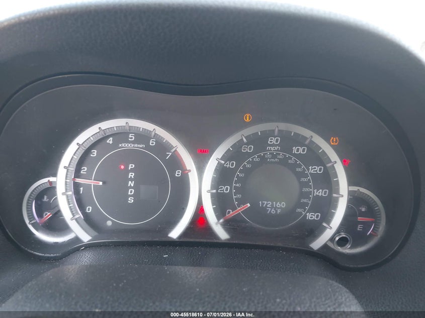 2013 Acura Tsx VIN JH4CU2F48DC005490 IAAI salvage auction — FRONT END, Salvage (Virginia), sold $450 on 2026-07-29 (photo 7)