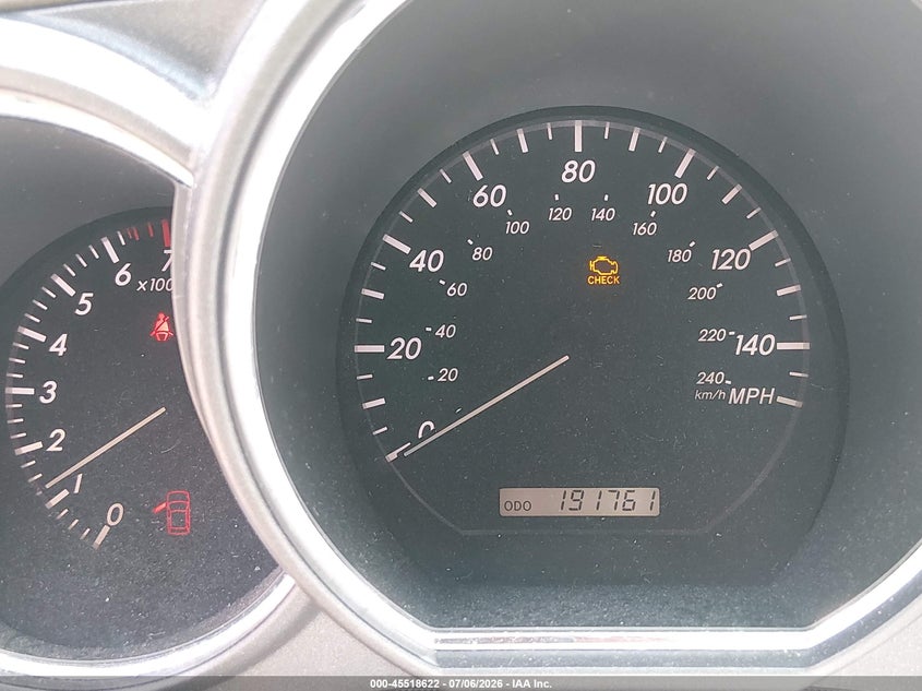 2007 Lexus Rx 350 VIN JTJGK31U170002567 IAAI salvage auction — NORMAL WEAR, Clear (Georgia), sold $1,650 on 2026-07-10 (photo 7)