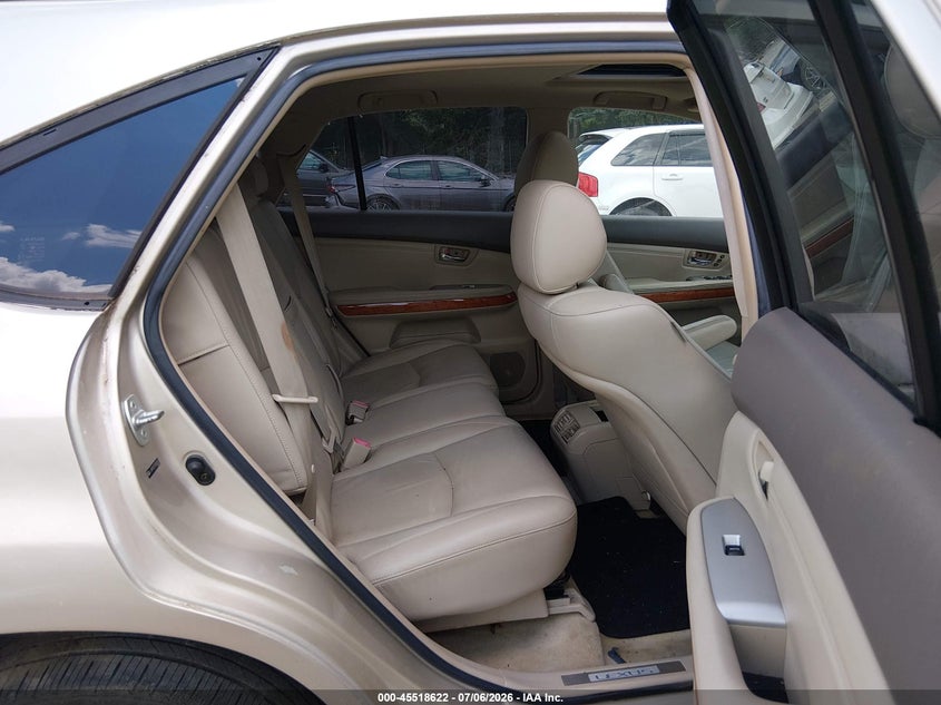 2007 Lexus Rx 350 VIN JTJGK31U170002567 IAAI salvage auction — NORMAL WEAR, Clear (Georgia), sold $1,650 on 2026-07-10 (photo 8)