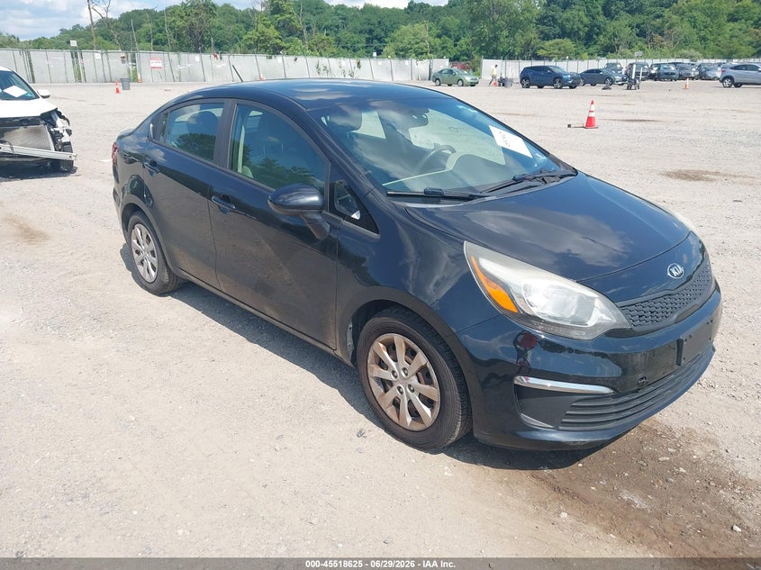 2017 Kia Rio VIN KNADM4A32H6010749 IAAI salvage auction — NORMAL WEAR, Clear (New Jersey), sold $125 on 2026-07-08 (photo 1)