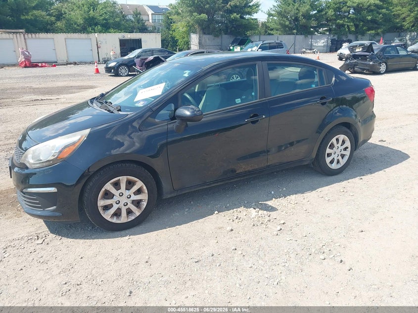 2017 Kia Rio VIN KNADM4A32H6010749 IAAI salvage auction — NORMAL WEAR, Clear (New Jersey), sold $125 on 2026-07-08 (photo 2)