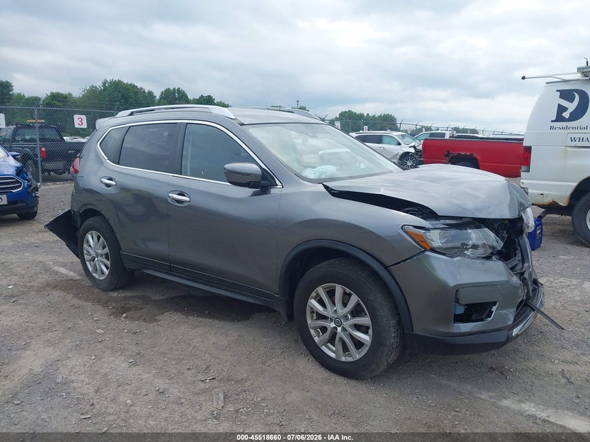 2020 Nissan Rogue VIN JN8AT2MV6LW141657 IAAI salvage auction — FRONT & REAR, Mv-907A (New York), sold $25 on 2026-07-30 (photo 1)