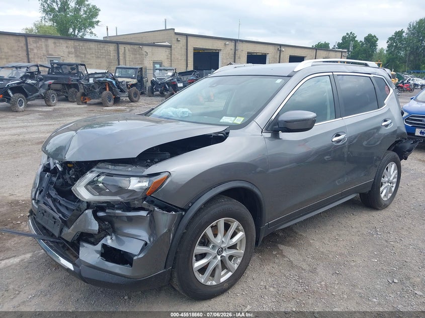 2020 Nissan Rogue VIN JN8AT2MV6LW141657 IAAI salvage auction — FRONT & REAR, Mv-907A (New York), sold $25 on 2026-07-30 (photo 2)