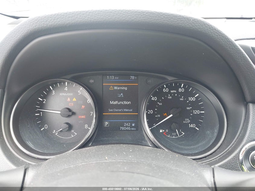2020 Nissan Rogue VIN JN8AT2MV6LW141657 IAAI salvage auction — FRONT & REAR, Mv-907A (New York), sold $25 on 2026-07-30 (photo 7)