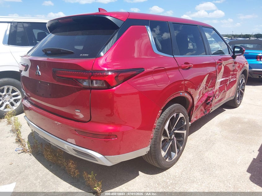 2024 Mitsubishi Outlander VIN JA4J4VA81RZ060110 IAAI salvage auction — RIGHT SIDE, Enterprise Vehicles Clear Only (Ohio), sold $12,100 on 2026-07-13 (photo 4)