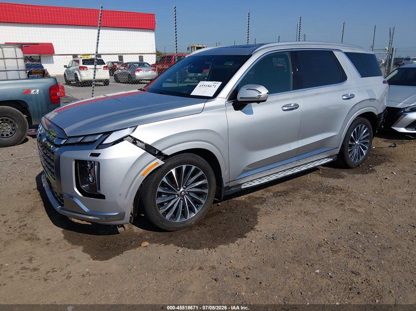 2023 Hyundai Palisade VIN KM8R7DGE4PU532328 IAAI salvage auction — FRONT & REAR, Salvage (Arkansas), sold $10,400 on 2026-07-29 (photo 2)