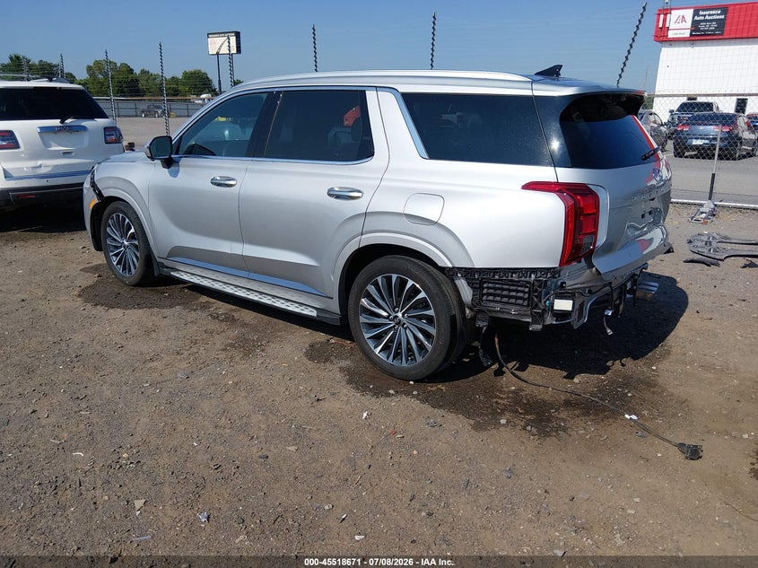 2023 Hyundai Palisade VIN KM8R7DGE4PU532328 IAAI salvage auction — FRONT & REAR, Salvage (Arkansas), sold $10,400 on 2026-07-29 (photo 3)