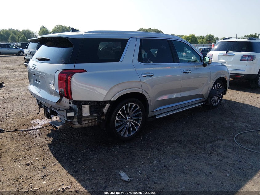 2023 Hyundai Palisade VIN KM8R7DGE4PU532328 IAAI salvage auction — FRONT & REAR, Salvage (Arkansas), sold $10,400 on 2026-07-29 (photo 4)