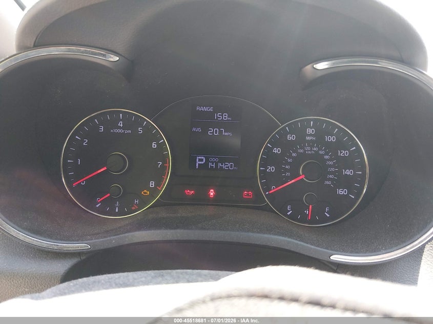 2015 Kia Forte VIN KNAFK4A64F5431500 IAAI salvage auction — ENGINE DAMAGE, Clear (Massachusetts), sold $125 on 2026-07-21 (photo 7)